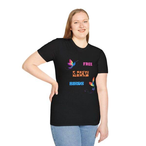 Colourful Free Bird T-shirt - Image 14
