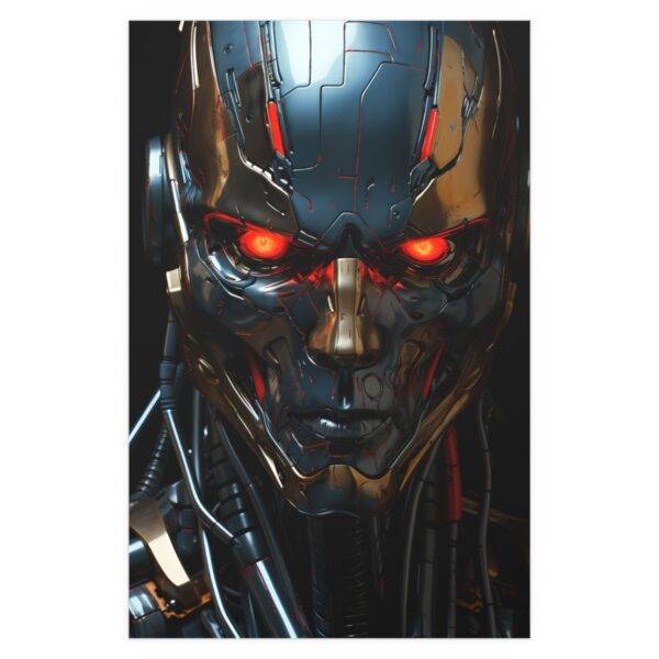 New Grey Cyborg Poster - Image 2