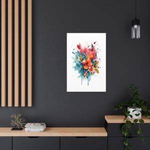 Awesome Colourful Flowers Canvas