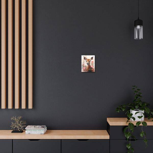 New Deer In Woods Canvas Poster - Image 16