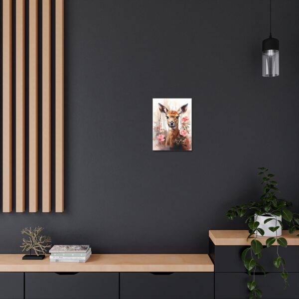 New Deer In Woods Canvas Poster - Image 20
