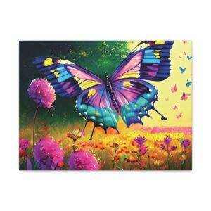 Colourful Butterfly Canvas Art