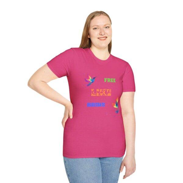 Colourful Free Bird T-shirt - Image 62