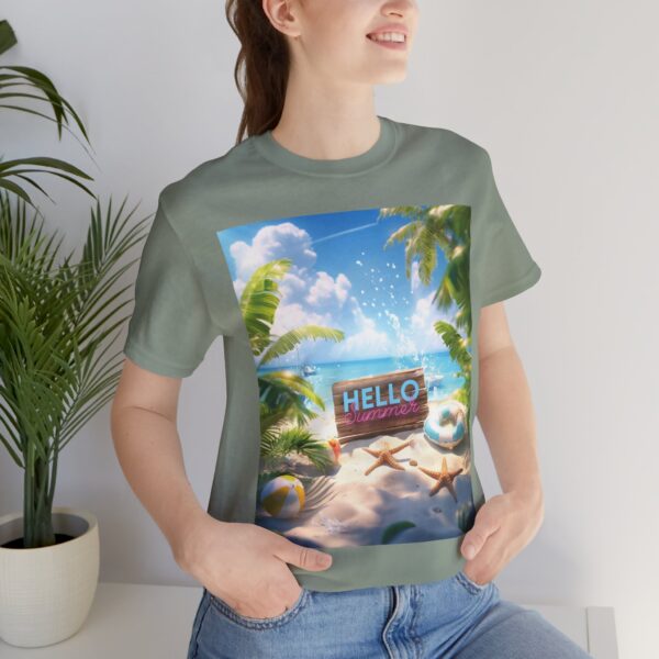 New Unisex Summer Short Sleeve Tee - Image 35