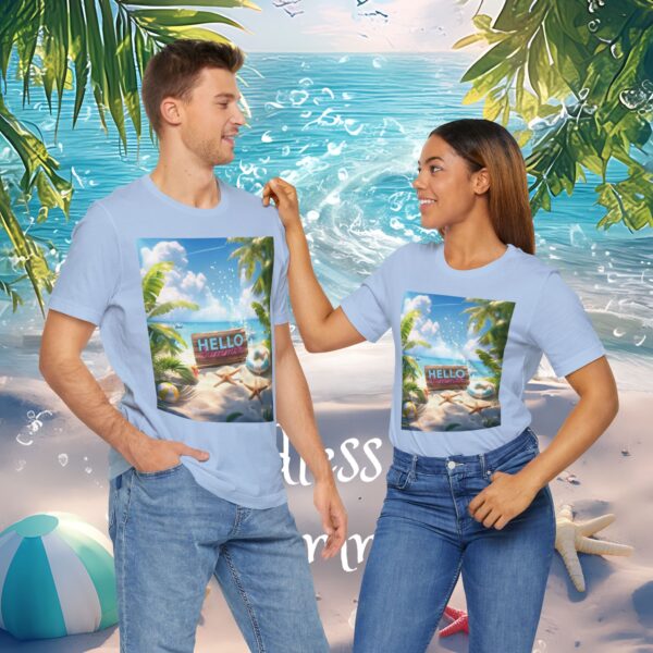 New Unisex Summer Short Sleeve Tee - Image 49