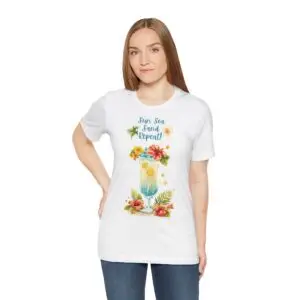 Colorful Sun Summer T-shirt