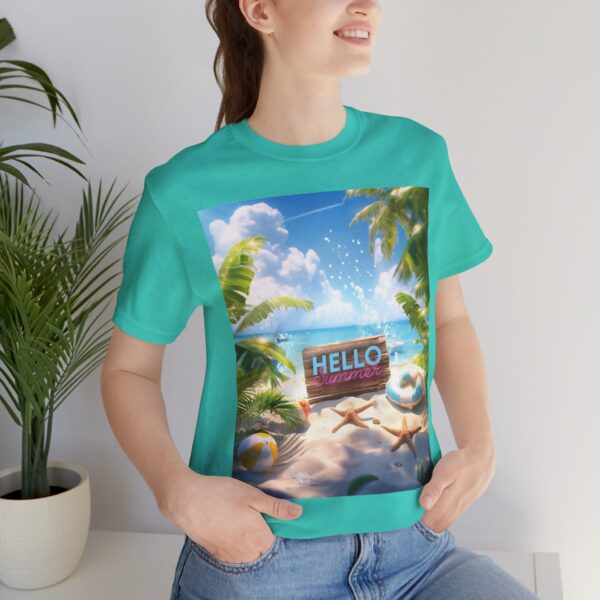 New Unisex Summer Short Sleeve Tee - Image 47
