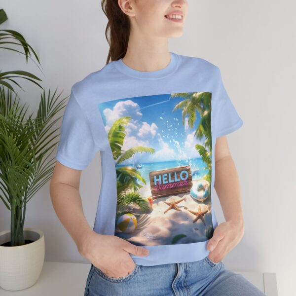 New Unisex Summer Short Sleeve Tee - Image 59