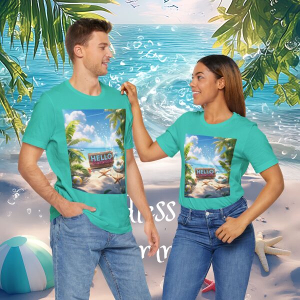 New Unisex Summer Short Sleeve Tee - Image 37