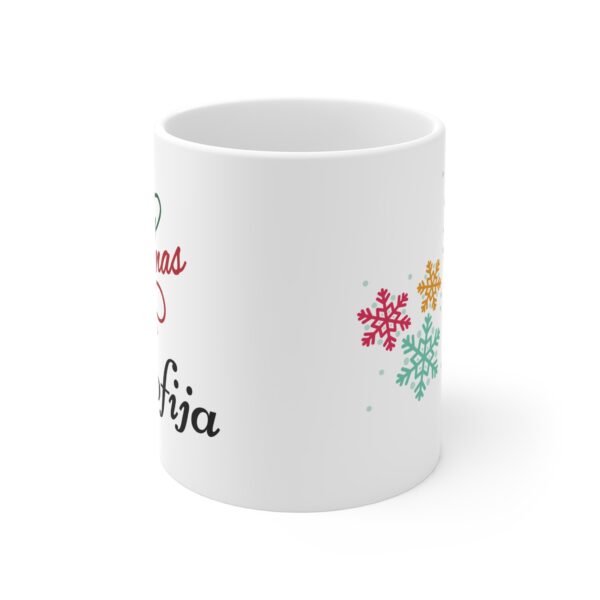 New Name Personalized Christmas Mug 11oz - Image 3