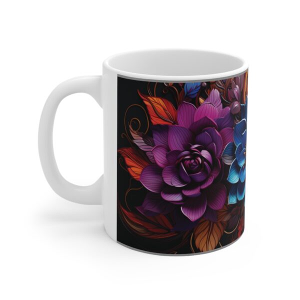 Colourful Flowers Mug - Image 2