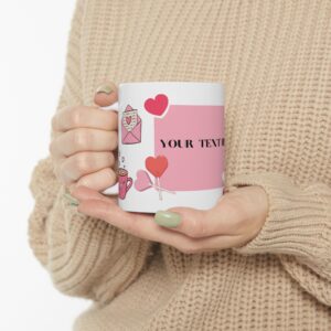 Personalized Valentine Love Message Mug