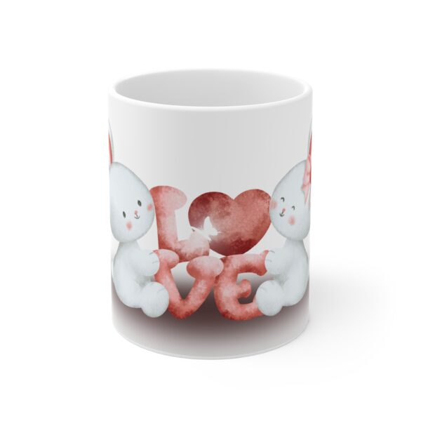 Amazing Valentine Love Bunny 11oz Mug - Image 5