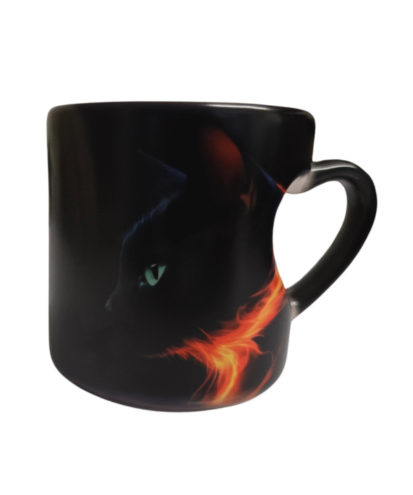 New 11oz Personalized Heart Shaped Handle Magic Mug - Image 4