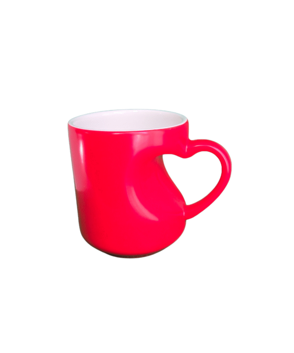 New 11oz Personalized Heart Shaped Handle Magic Mug - Image 3